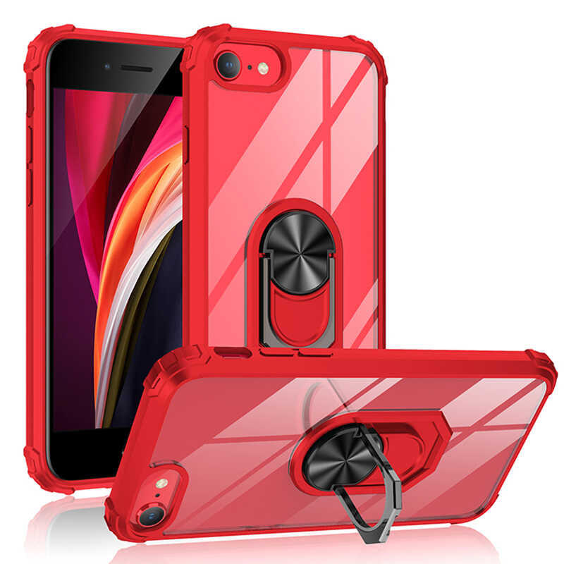 Apple iPhone 7 Kılıf Zore Mola Kapak Kırmızı
