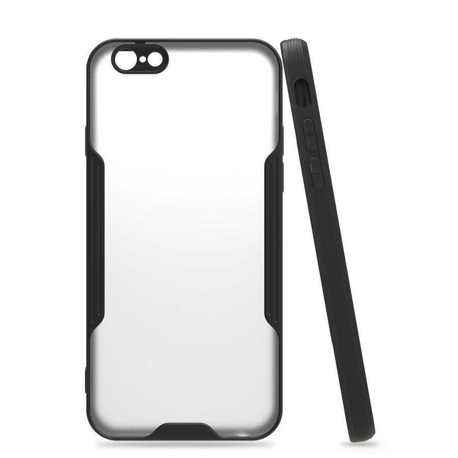 Apple iPhone 6 Kılıf Zore Parfe Kapak Mavi