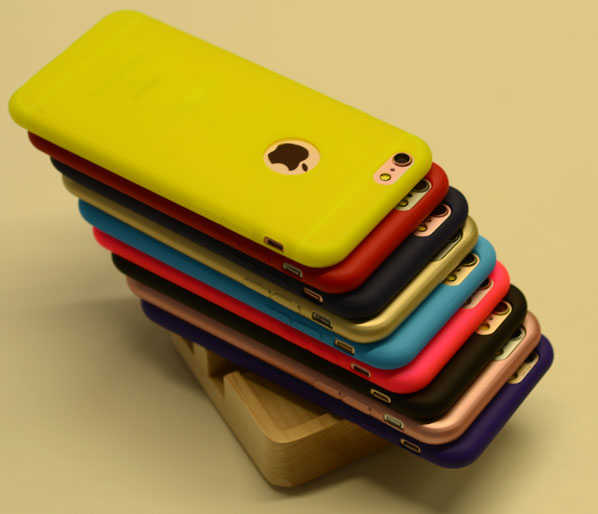 Apple iPhone 6 Kılıf Zore Premier Silikon Kapak Mürdüm