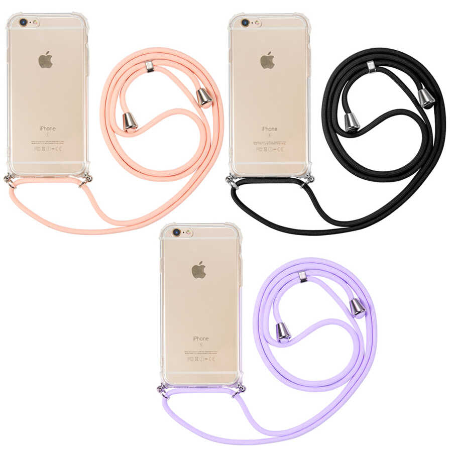 Apple iPhone 6 Kılıf Zore X-Rop Kapak Renksiz