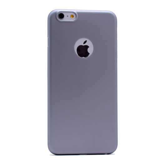 Apple iPhone 6 Plus Kılıf Zore 1.Kalite PP Silikon Gri