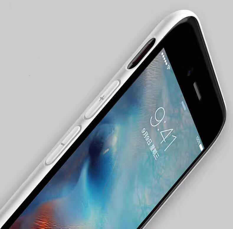 Apple iPhone 6 Plus Kılıf Zore Buttom Kapak Siyah