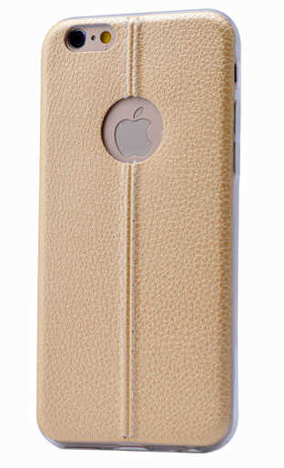 Apple iPhone 6 Plus Kılıf Zore Epix Silikon Gold