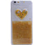 Apple iPhone 6 Plus Kılıf Zore Kalpli Silikon Gold