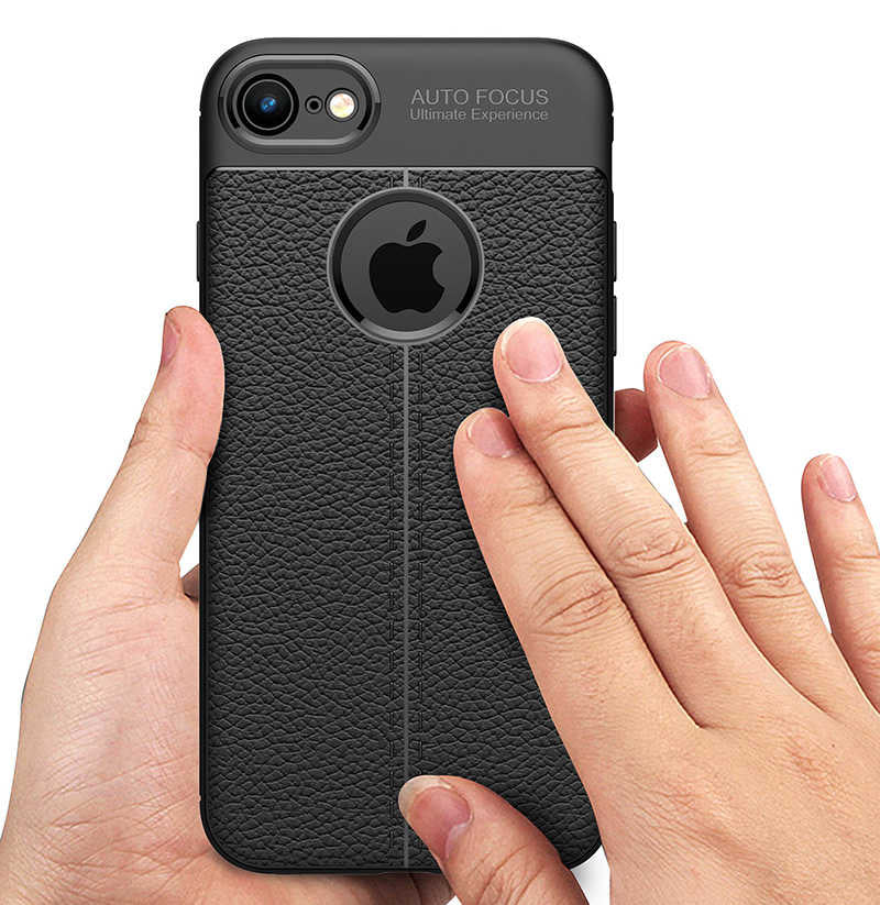 Apple iPhone 6 Plus Kılıf Zore Niss Silikon Kapak Gri