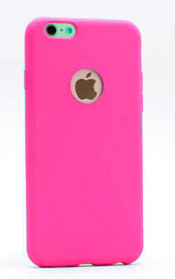 Apple iPhone 6 Plus Kılıf Zore Premier Silikon Kapak Pembe