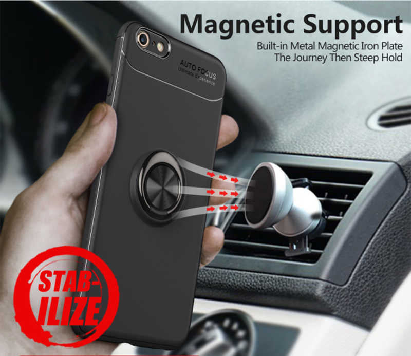 Apple iPhone 6 Plus Kılıf Zore Ravel Silikon Kapak Siyah-Mavi
