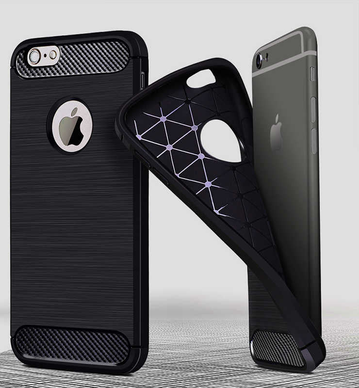 Apple iPhone 6 Plus Kılıf Zore Room Silikon Kapak Lacivert