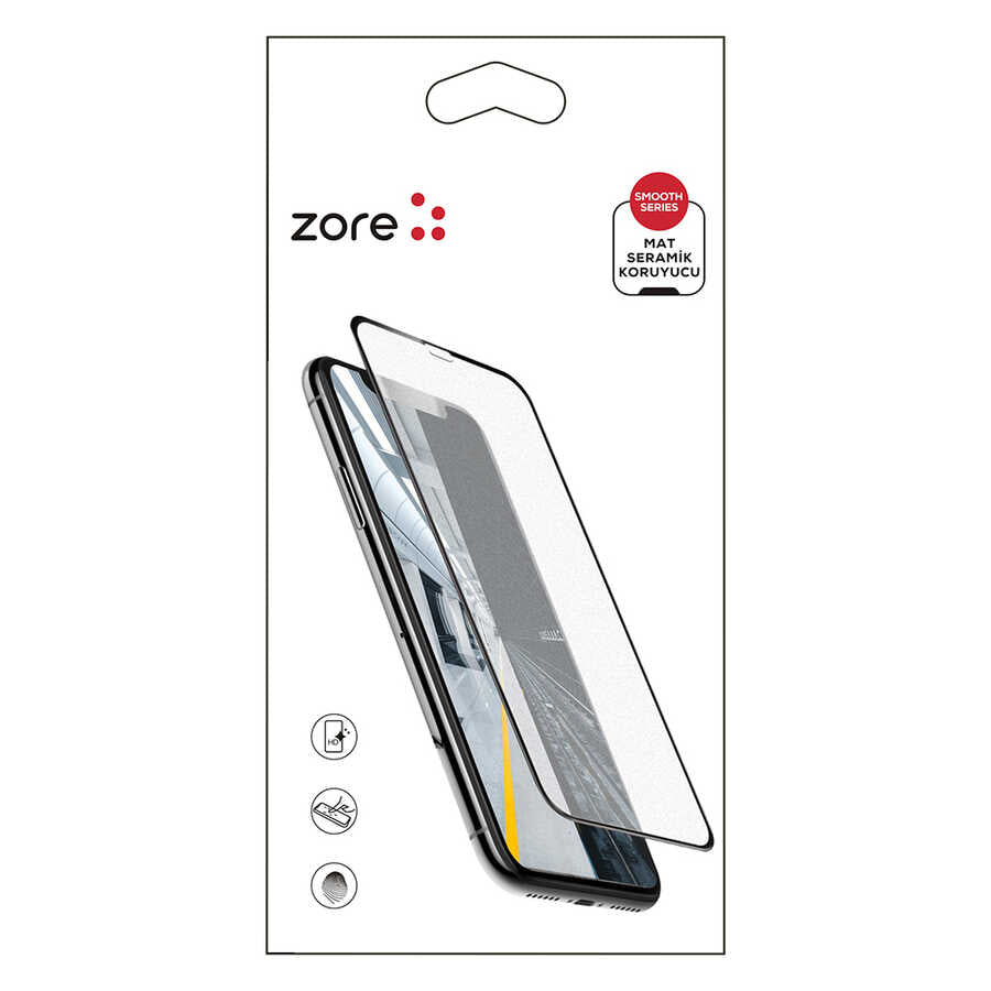 Apple iPhone 6 Zore Mat Seramik Ekran Koruyucu Beyaz