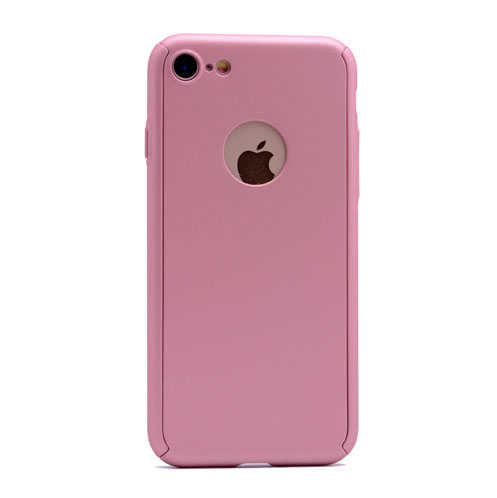 Apple iPhone 7 Kılıf Zore 360 3 Parçalı Rubber Kapak Gri
