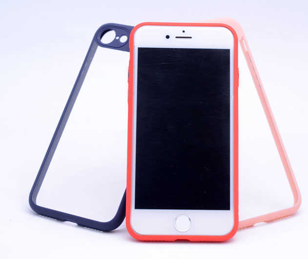 Apple iPhone 7 Kılıf Zore Buttom Kapak Pembe