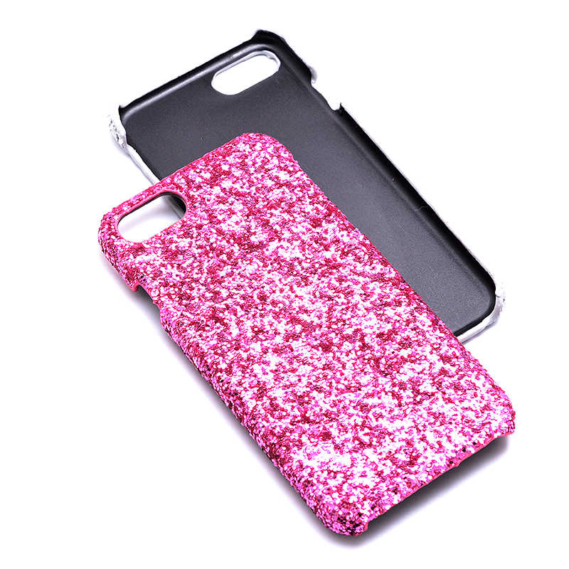 Apple iPhone 7 Kılıf Zore Caselogy Simli Kapak Pembe