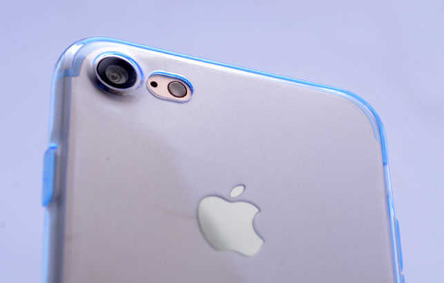 Apple iPhone 7 Kılıf Zore İmax Silikon Kılıf Mavi