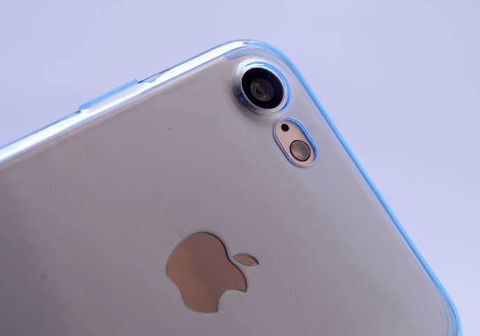Apple iPhone 7 Kılıf Zore İmax Silikon Kılıf Mavi