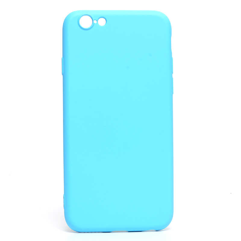 Apple iPhone 7 Kılıf Zore İnci Silikon Mavi Açık