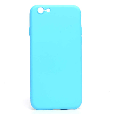 Apple iPhone 7 Kılıf Zore İnci Silikon Mavi Açık