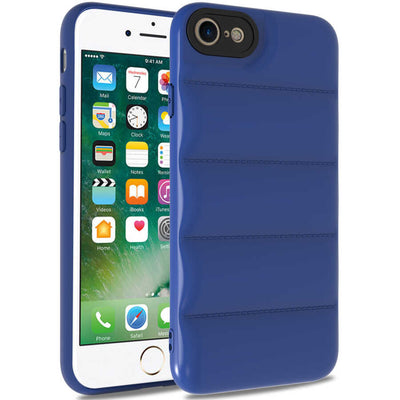 Apple iPhone 7 Kılıf Zore Kasis Kapak Saks Mavi