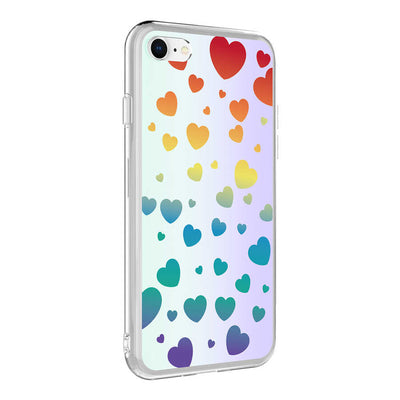 Apple iPhone 7 Kılıf Zore M-Blue Desenli Kapak Moon No4