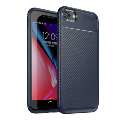 Apple iPhone 7 Kılıf Zore Negro Silikon Kapak Kahverengi