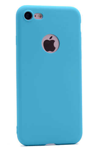 Apple iPhone 7 Kılıf Zore Premier Silikon Kapak Turkuaz
