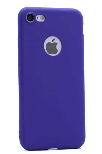 Apple iPhone 7 Kılıf Zore Premier Silikon Kapak Mor
