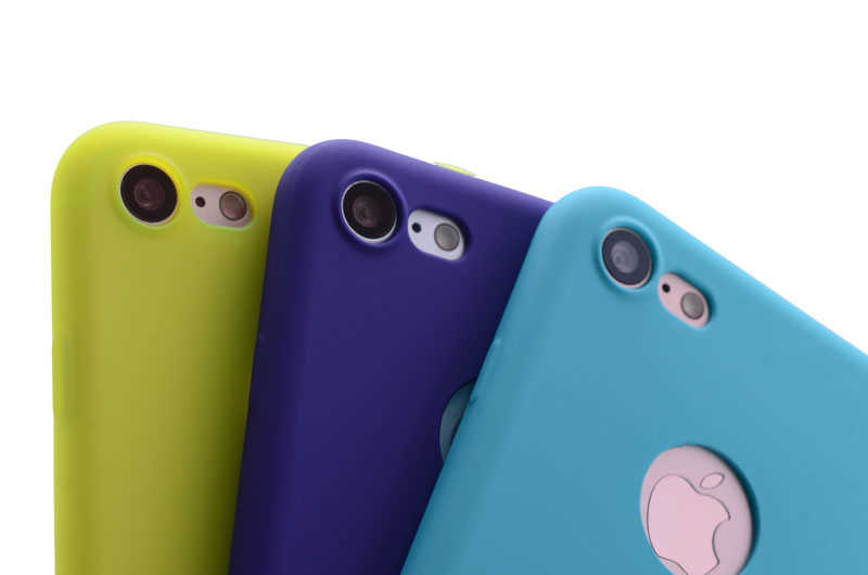 Apple iPhone 7 Kılıf Zore Premier Silikon Kapak Sarı