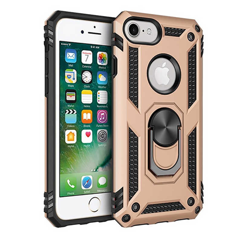 Apple iPhone 7 Kılıf Zore Vega Kapak Gri