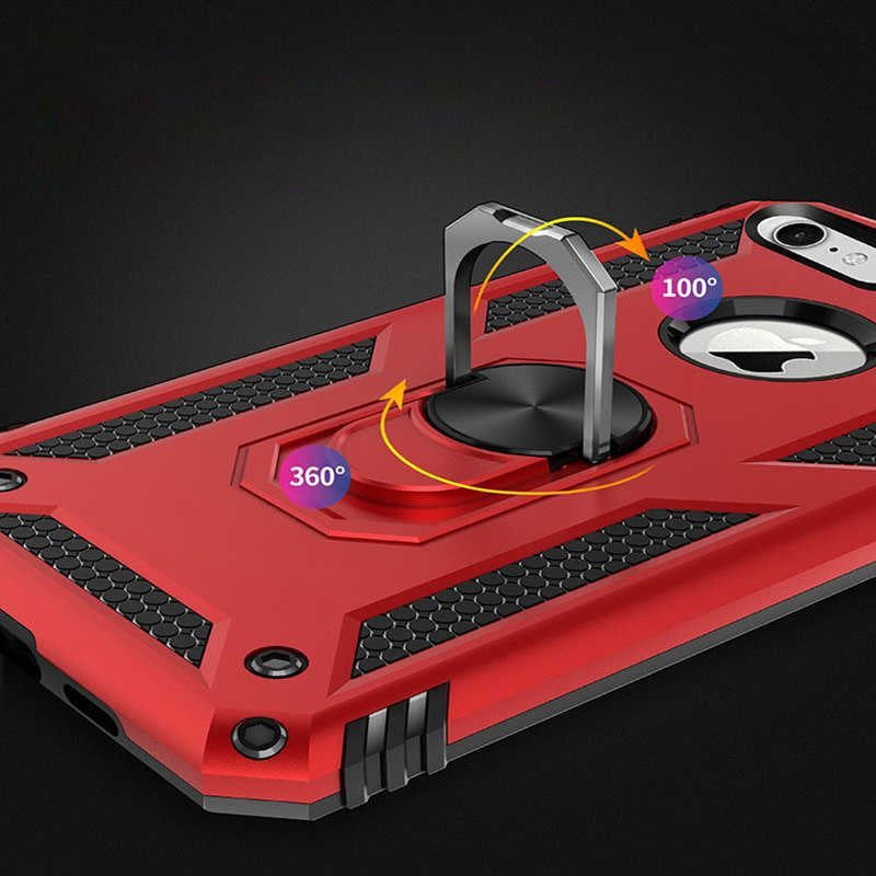 Apple iPhone 7 Kılıf Zore Vega Kapak Gri