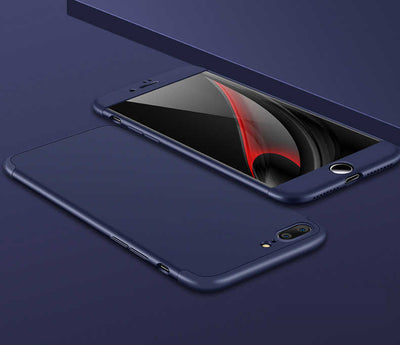 Apple iPhone 7 Plus Kılıf Zore Ays Kapak Mavi