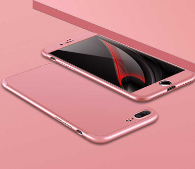Apple iPhone 7 Plus Kılıf Zore Ays Kapak Rose Gold