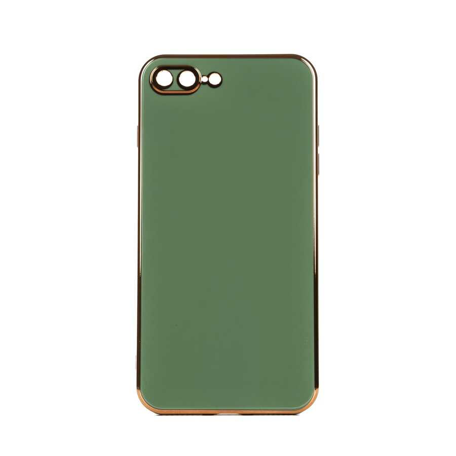 Apple iPhone 7 Plus Kılıf Zore Bark Kapak Yeşil