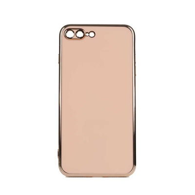 Apple iPhone 7 Plus Kılıf Zore Bark Kapak Rose Gold