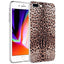 Apple iPhone 7 Plus Kılıf Zore Bella Kapak Leopar
