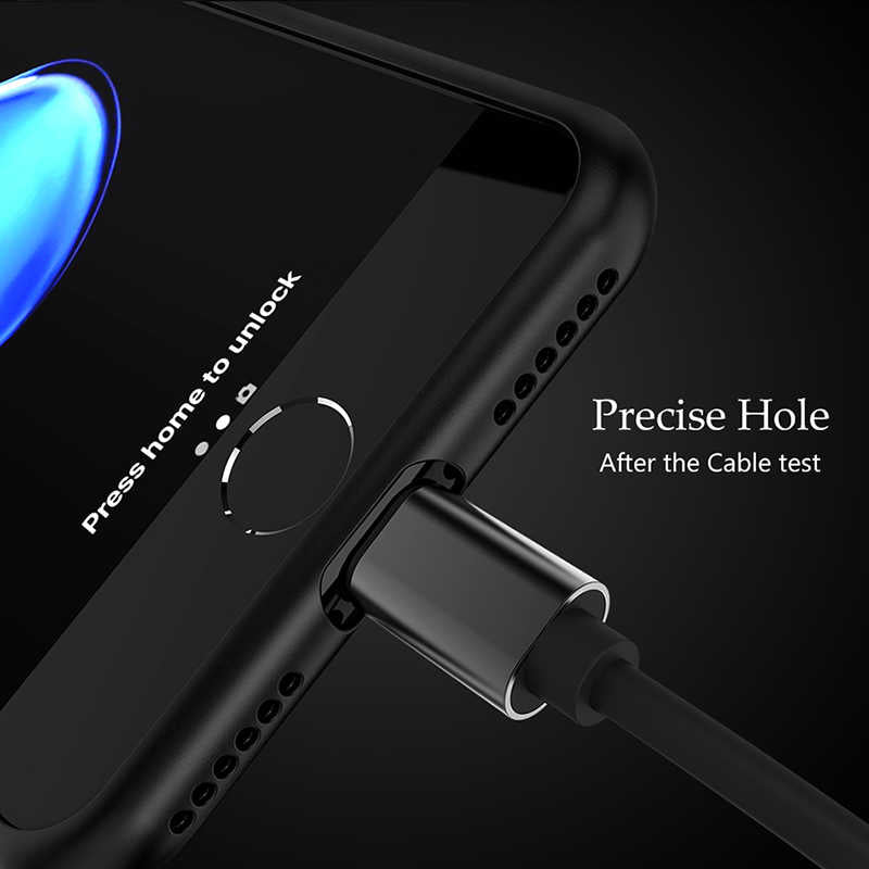 Apple iPhone 7 Plus Kılıf Zore Buttom Kapak Mavi