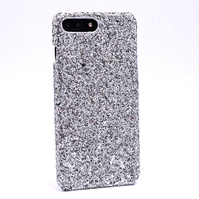 Apple iPhone 7 Plus Kılıf Zore Caselogy Simli Kapak Gri