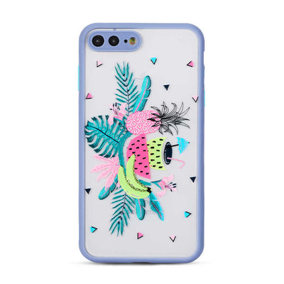 Apple iPhone 7 Plus Kılıf Zore Fily Kapak Mor