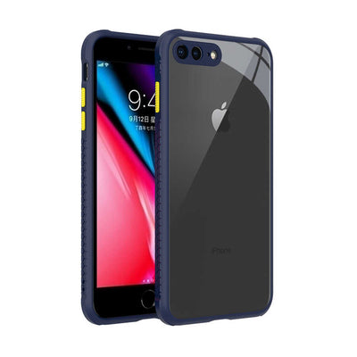 Apple iPhone 7 Plus Kılıf Zore Kaff Kapak Lacivert