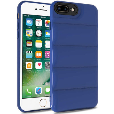 Apple iPhone 7 Plus Kılıf Zore Kasis Kapak Saks Mavi