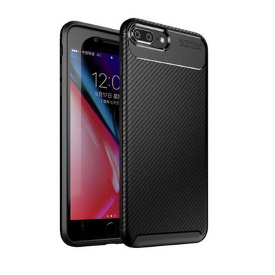 Apple iPhone 7 Plus Kılıf Zore Negro Silikon Kapak Siyah