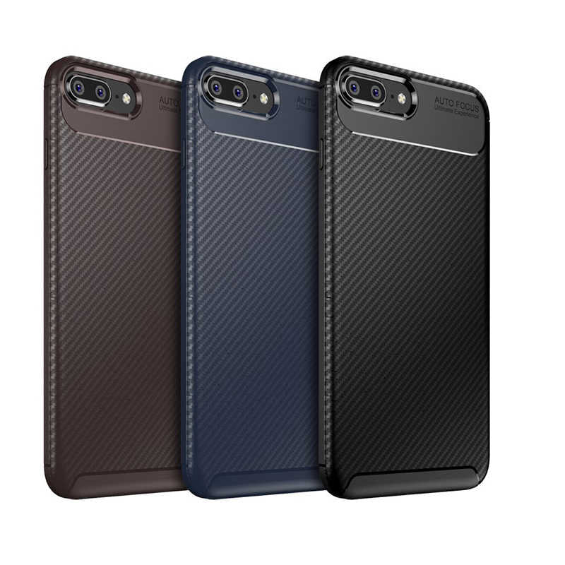 Apple iPhone 7 Plus Kılıf Zore Negro Silikon Kapak Lacivert