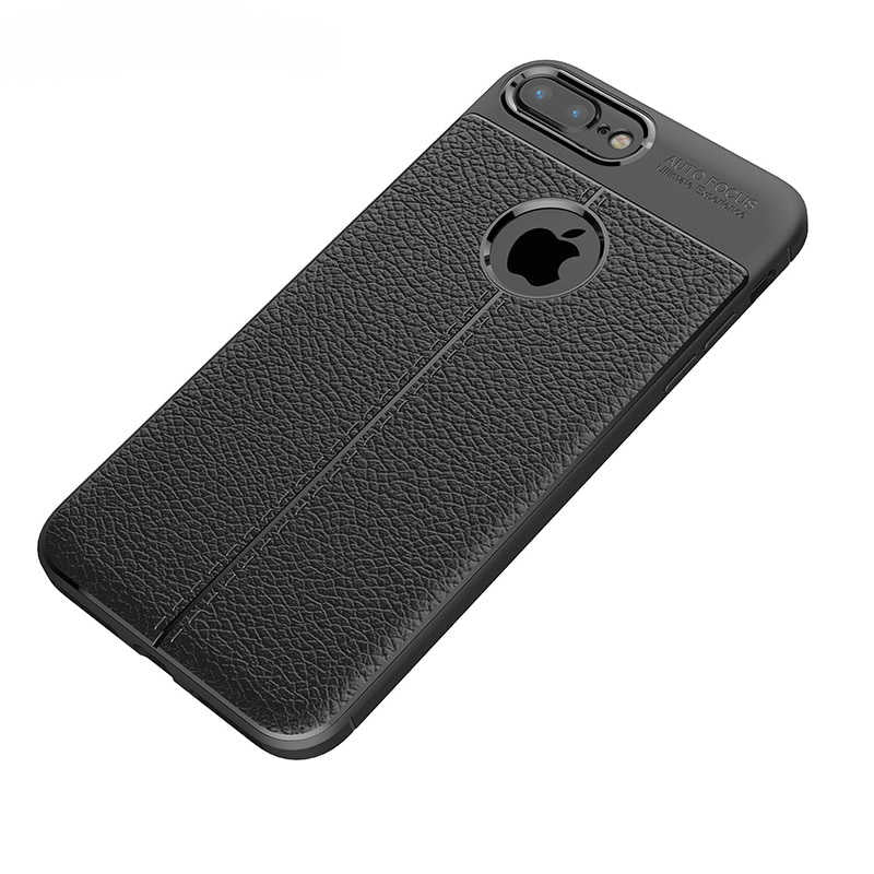 Apple iPhone 7 Plus Kılıf Zore Niss Silikon Kapak Kırmızı