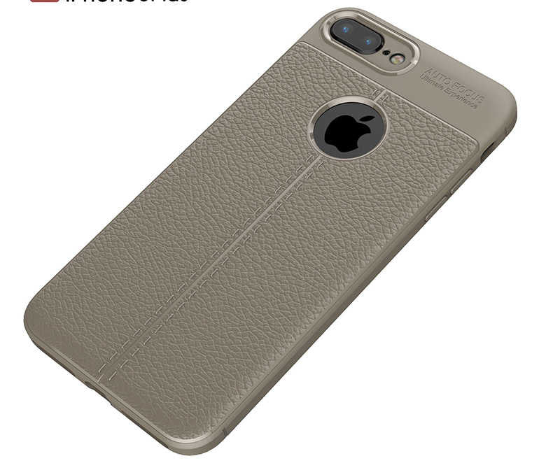 Apple iPhone 7 Plus Kılıf Zore Niss Silikon Kapak Siyah