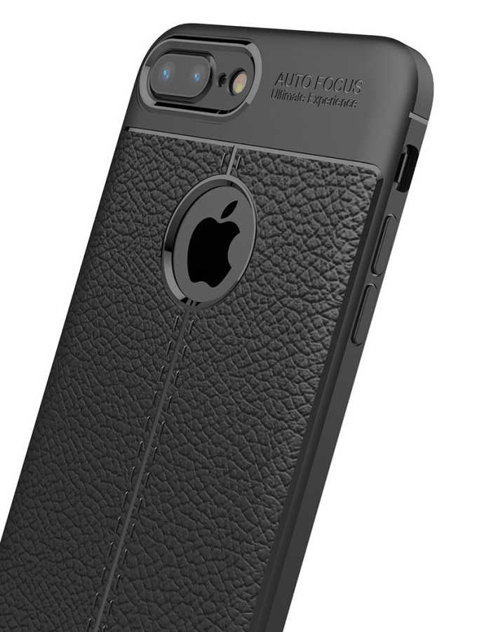 Apple iPhone 7 Plus Kılıf Zore Niss Silikon Kapak Kırmızı