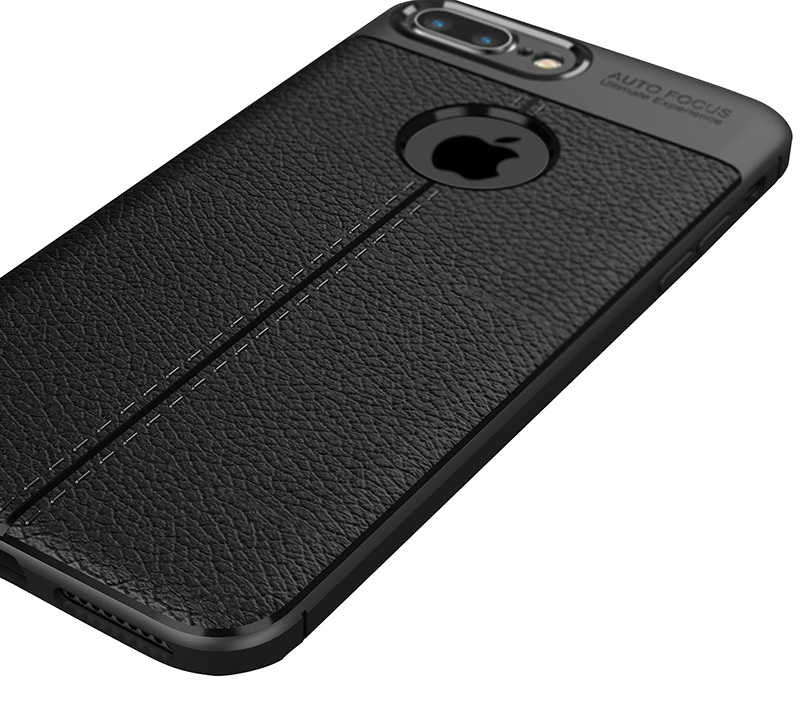 Apple iPhone 7 Plus Kılıf Zore Niss Silikon Kapak Kırmızı