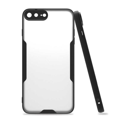 Apple iPhone 7 Plus Kılıf Zore Parfe Kapak Siyah