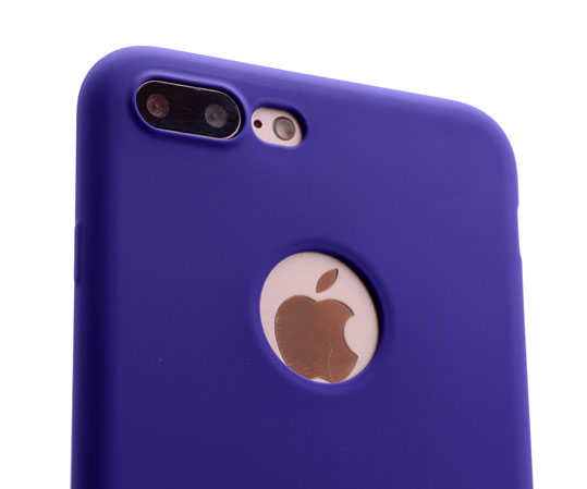 Apple iPhone 7 Plus Kılıf Zore Premier Silikon Kapak Rose Gold