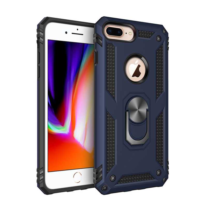 Apple iPhone 7 Plus Kılıf Zore Vega Kapak Gri