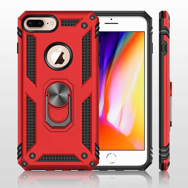 Apple iPhone 7 Plus Kılıf Zore Vega Kapak Gri