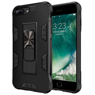 Apple iPhone 7 Plus Kılıf Zore Volve Kapak Kırmızı