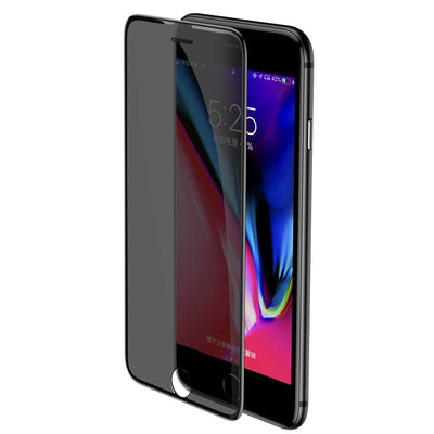 Apple iPhone 7 Plus Zore Anti-Dust Privacy Temperli Ekran Koruyucu Beyaz
